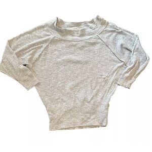 We the Free Dolman Thermal Gray Sweater XS